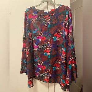 Long Sleeve Women’s Plus Blouse